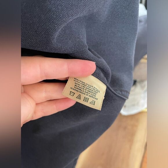 Vintage CC Filson Alaskan Guide Shirt Dark Grey charcoal Twill Mens Sz L - Picture 4 of 13